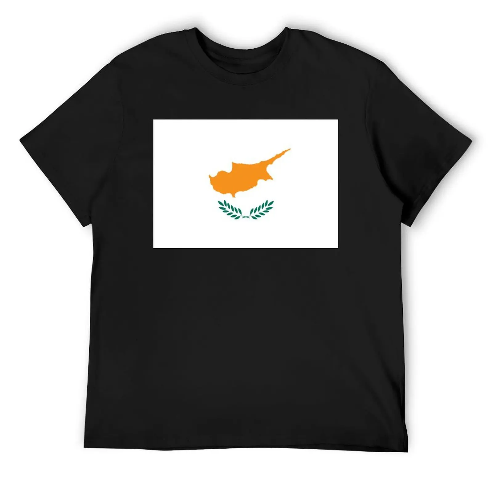 Flag of Cyprus T-Shirt vintage graphic tee shirt animal prinfor boys vintage t shirts t shirt men 100℅ cotton