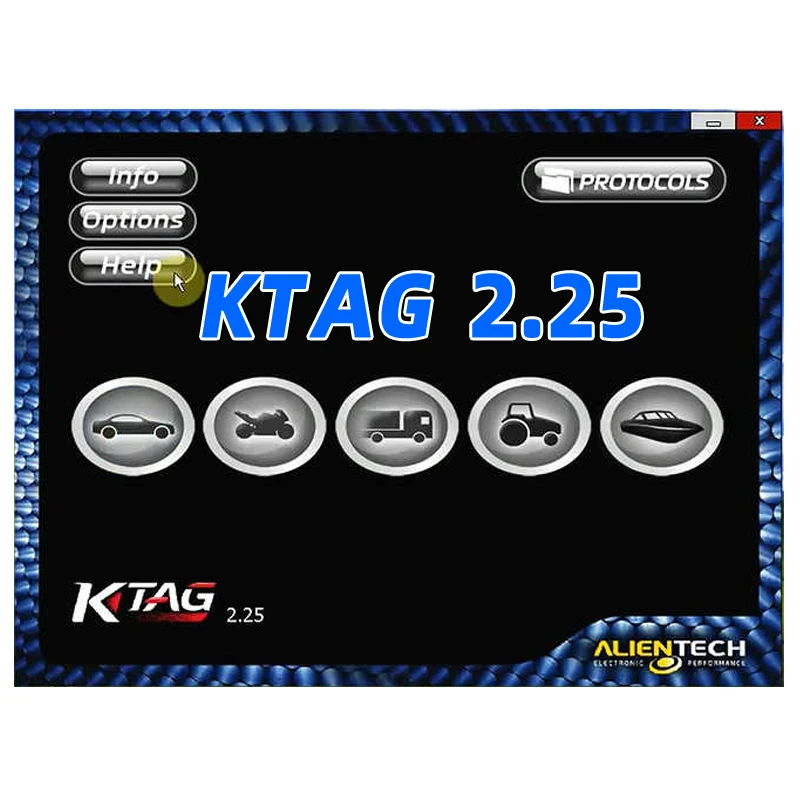 KTAG 2.25 ECU chip programming tool repair software ktag 2.25 Diagnostic tools tuning auto ecu cars trucks 2024 new vci Program