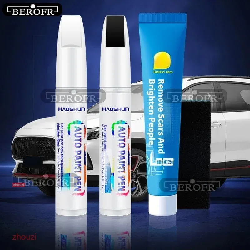 For MG Mulan MG4 EV Paint Pen High Cold Grey Knight Silver Zhongyi0 White Special for MG MG4 EV Paint Scratch Repair