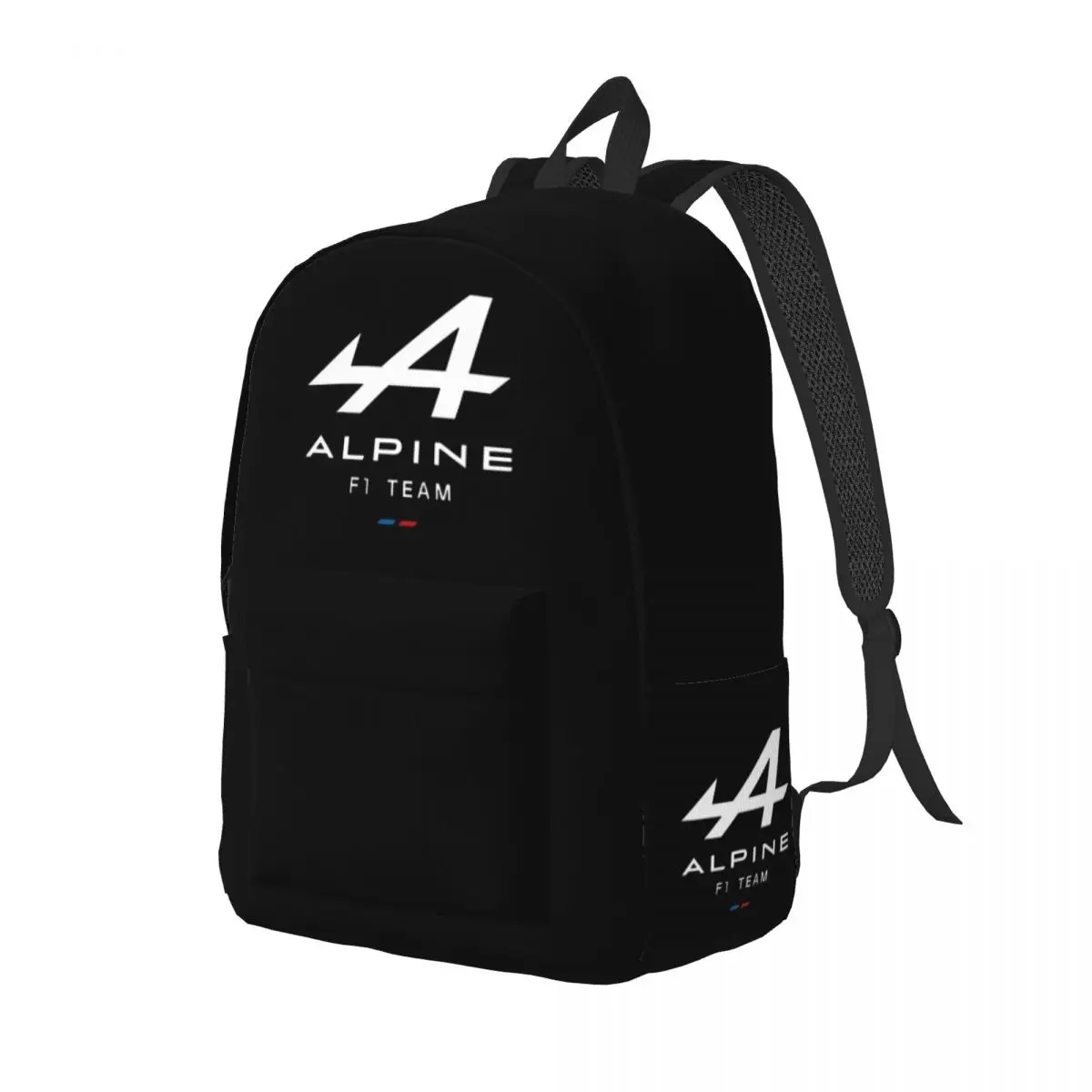 Terrific Alpine F1 Team Design Printed Lightweight Casual Schoolbag For School, Outdoor, Shopping, Office