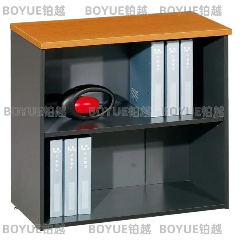 Modern Office Panel Filing Cabinet and Bookcase Storage Unit for Home Workspace Organization Metal Document Shelf Furniture