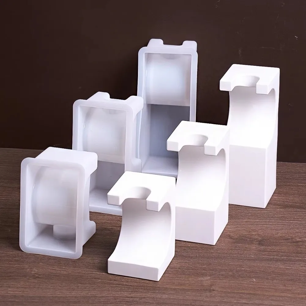 Silicone Hydroponic Plant Flower Mold Cube Flower Insertion Test Tube Plant Vase Gypsum Resin Mold Hydroponic Vase Frame Plaster
