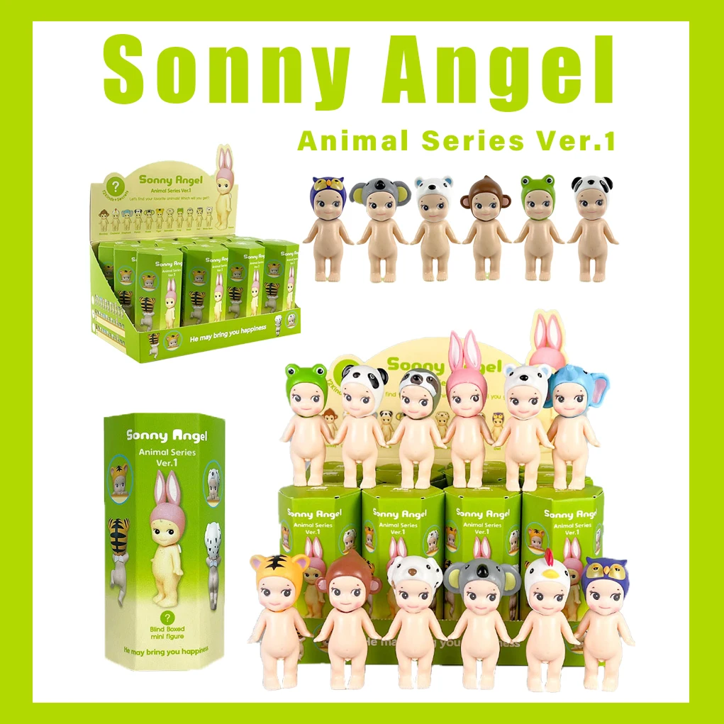 Sonny Angel Blind Box Toys Animal Series Ver.1 Anime Action Figures Dolls Room Decoration Ornament For Children's Christmas Gift