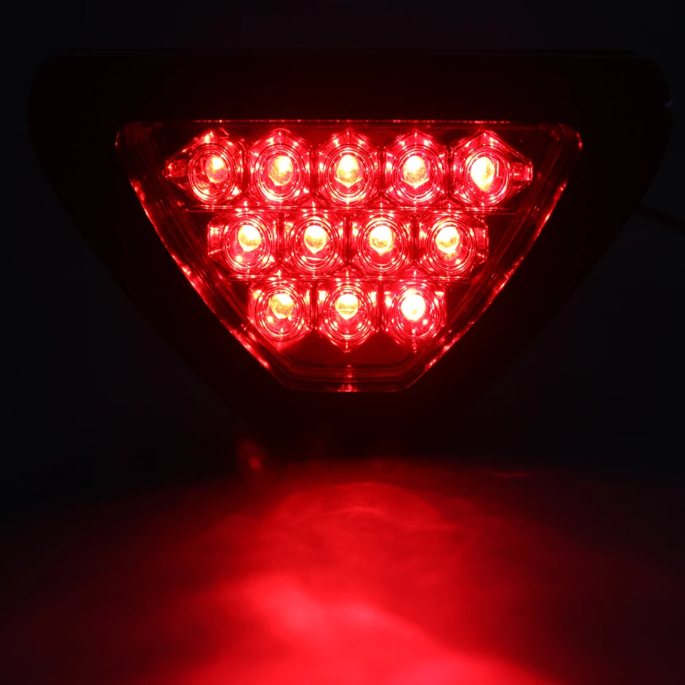 

Red Car Brake Light Triangle Fog Lamp LED Flash Bulbs Tail Light