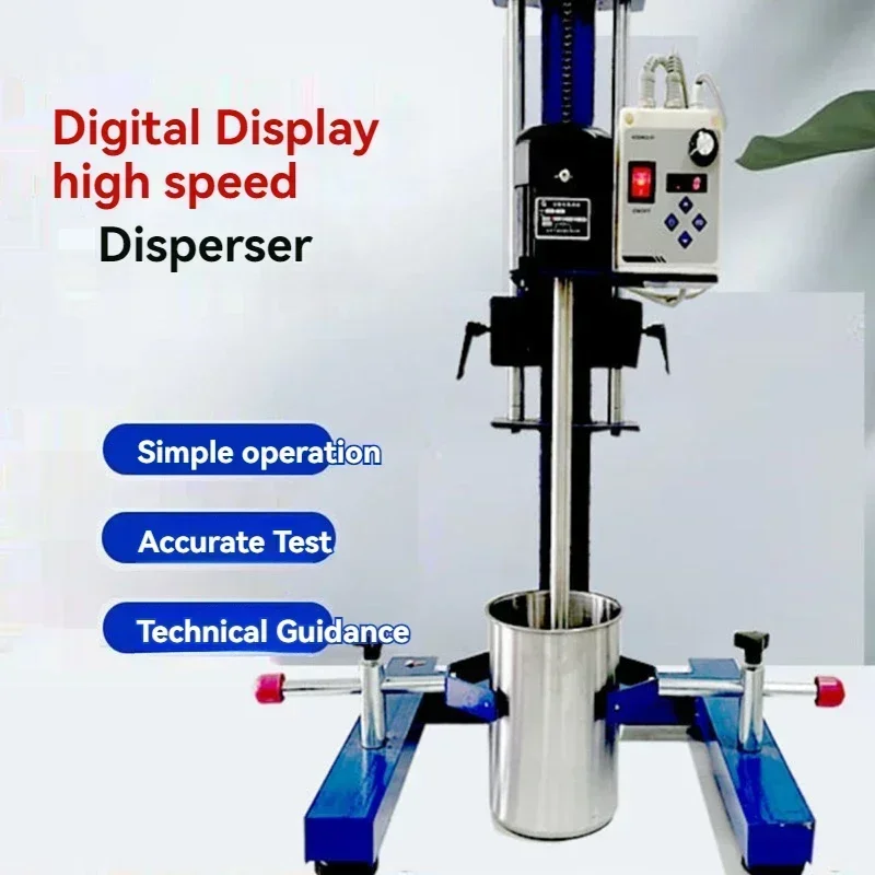 Hot Sale Disperser Digital Display High-speed Disperser Large Laboratory Mixing Stirrer Grinder Coating Paint Dispersing Instrum