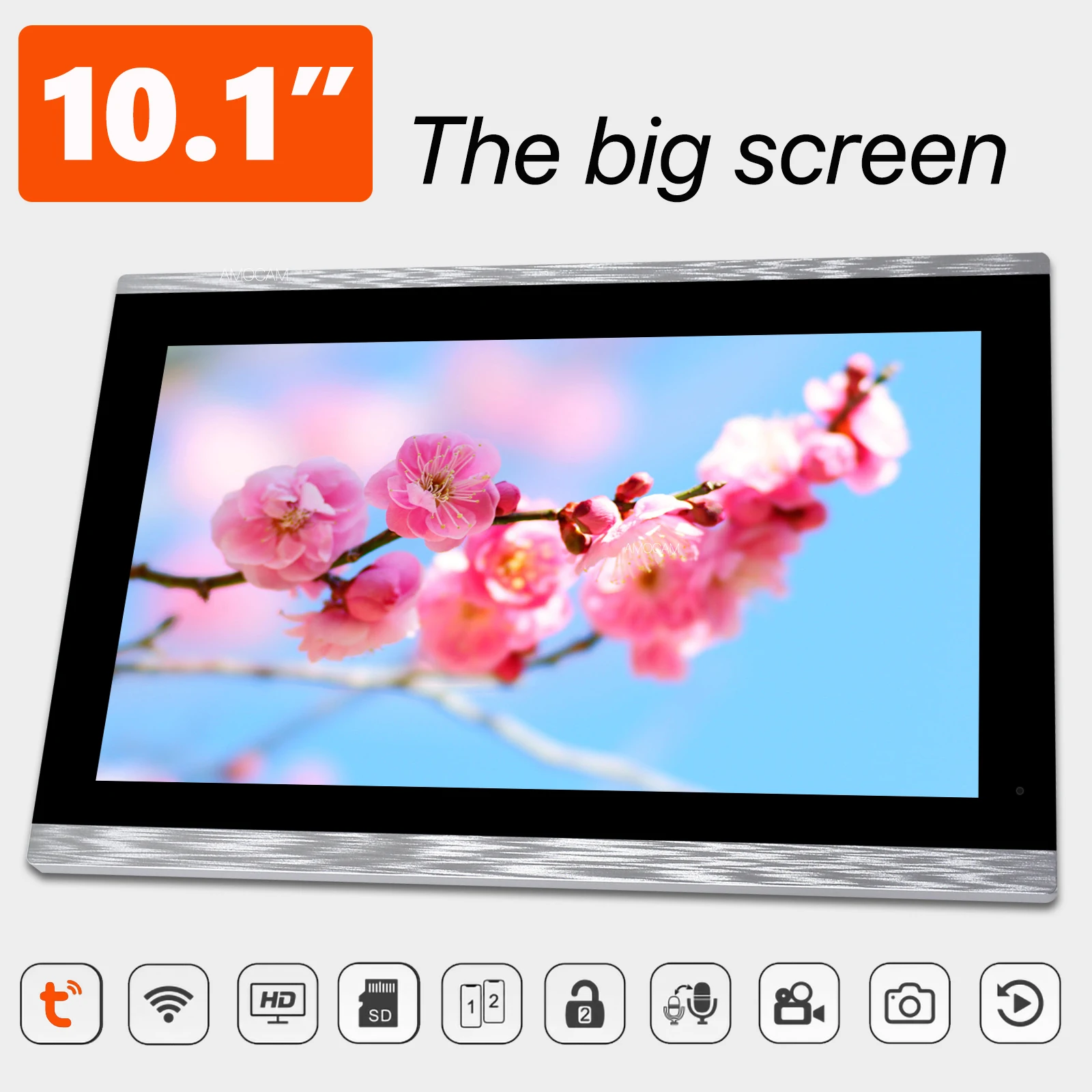 Timbre de vídeo Wifi con pantalla táctil, 1080P, 10 pulgadas, 7 pulgadas, intercomunicador inteligente TUYA Home, tarjeta de 32G, Kit de detección de movimiento, ID, Unlcok