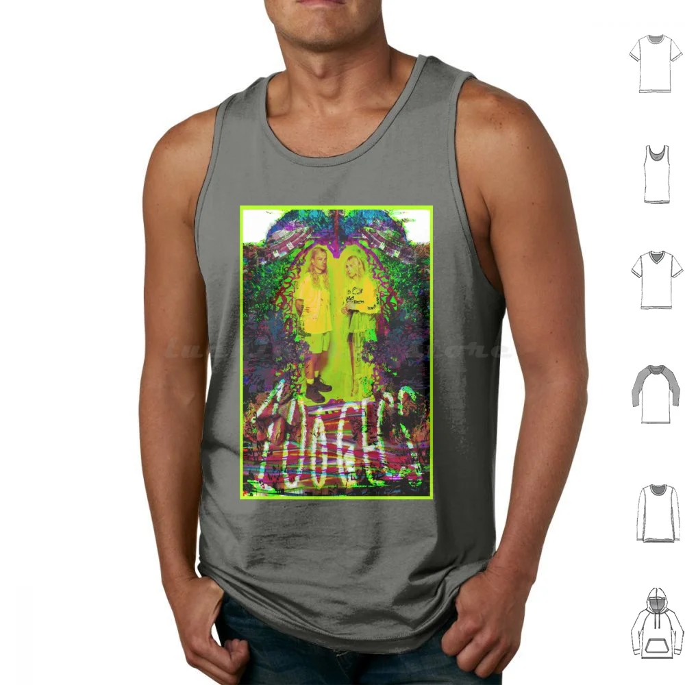 100 Gecs Poster Tank Tops Print Cotton 100 Gecs 1000 Gecs Dylan Brady Laura Les Hyperpop Techno Money Machine Stupid Horse
