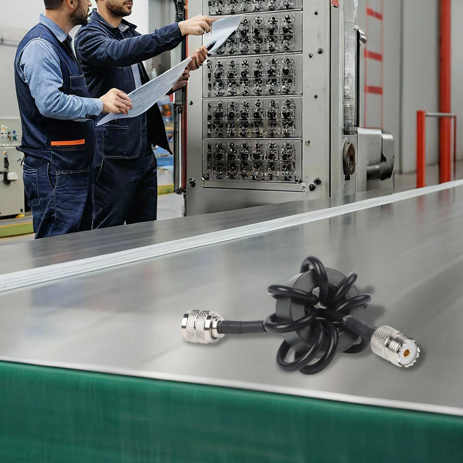 1pc 1.8-30MHz 短波チョーク磁気リング HF 短波ラジオ EM-25 EM-43o 抗干渉電動工具アクセサリー