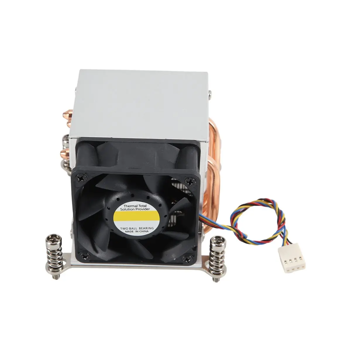 (ABPO] LGA2011-R63 Cooler 150W for LGA 2011 Radiator 2U 4 Heat Pipe LGA2011 Square Type 80mm X 80mm Mounting Pitch Heat Sink