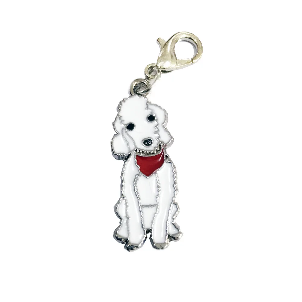 Bedlington Terrier dog Keychain Pet dog Key Ring Animal Key Chains Souvenir Gifts For Women Men Cay Keys Jewelry