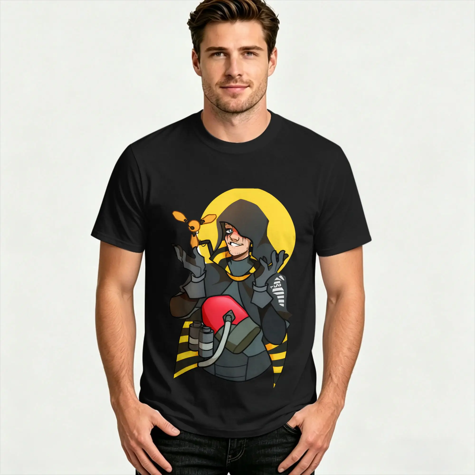 Higgs Death Stranding T Shirt Beach  Trending T Shirts Cotton Crewneck 4XL 5XL 6XL Tees Short Sleeve Streetwear Tshirt