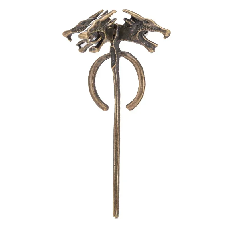 Hand of Kings Brooch Ice & Fire Pin Dragon Scale Speak More Retro Fashion Movie Thrones Jewelry Gift Accessories for Men