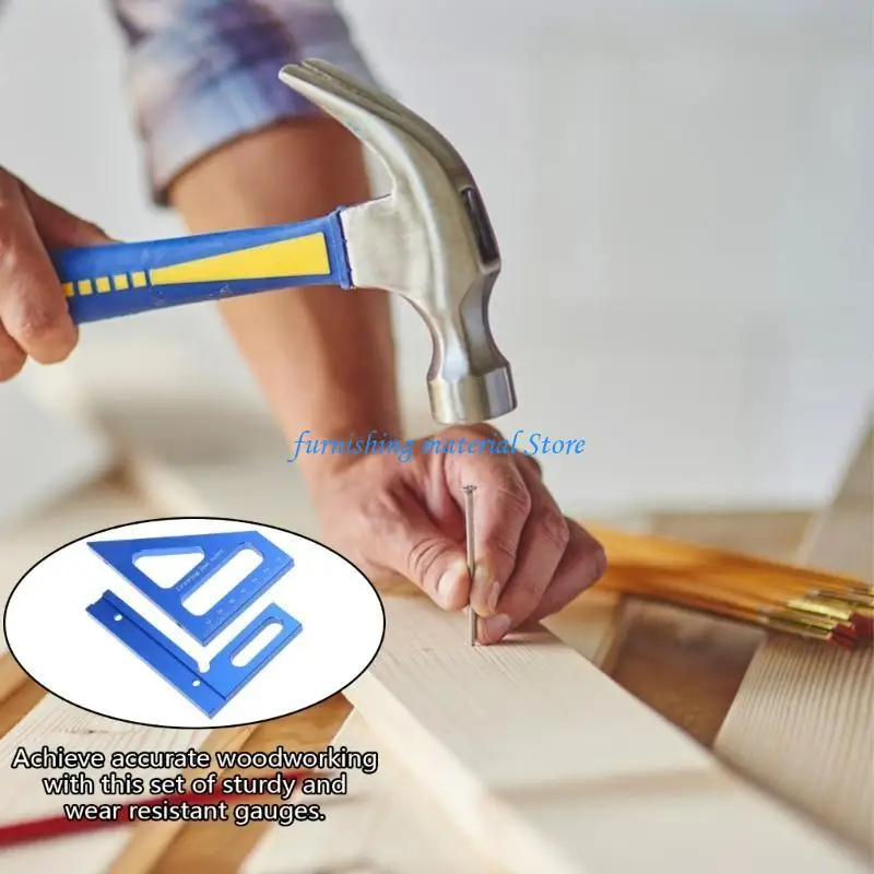 Regla regla línea dibujo Y5GD 45/90 grados regla Surer Protractor cuadrado