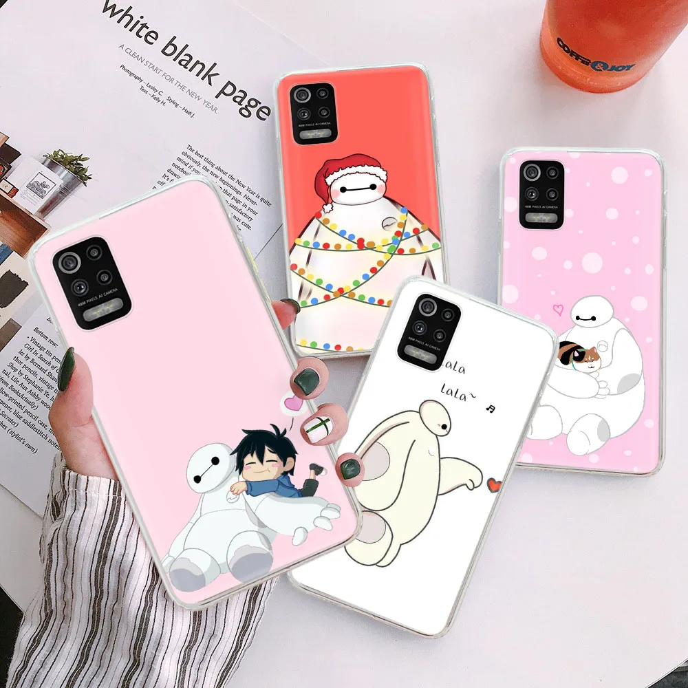 G-32 Baymax Transparent Case for Motorola Moto G52 G42 G32 G22 G23 G31 G41 G51 G71 G71 G200 E13 E22 E22I E20 E30 E40