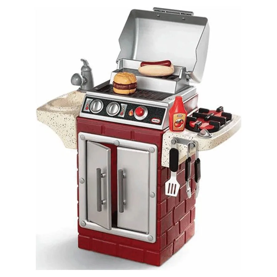 

Play Pretend Backyard Barbecue Get Out 'n' Grill BBQ Toy Set