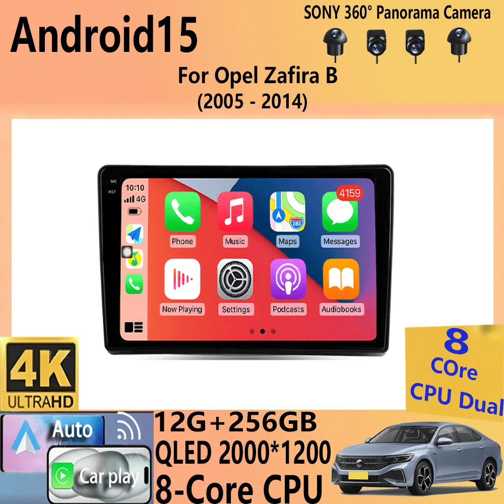 

Android15 Car Radio For Opel Zafira B 2005 - 2014 For Opel Astra H 2004 - 2014 Multimedia Video Player Stereo Navigation GPS