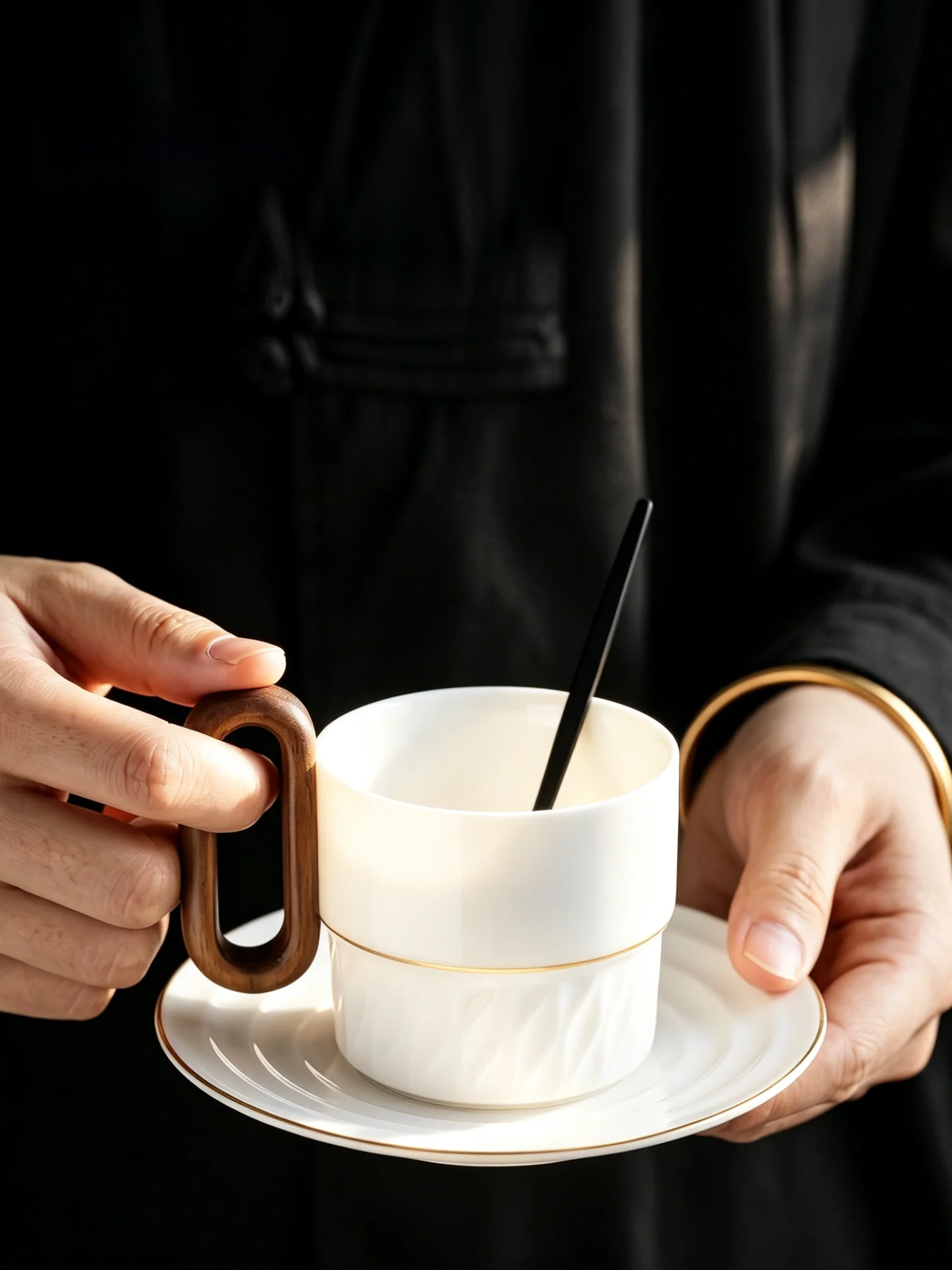 tasse-a-cafe-en-ceramique-a-bord-dore-avec-poignee-en-bois-blanc-coffret-cadeau-de-mariage-avec-cuillere-a-melanger-et-assiette-a-cafe