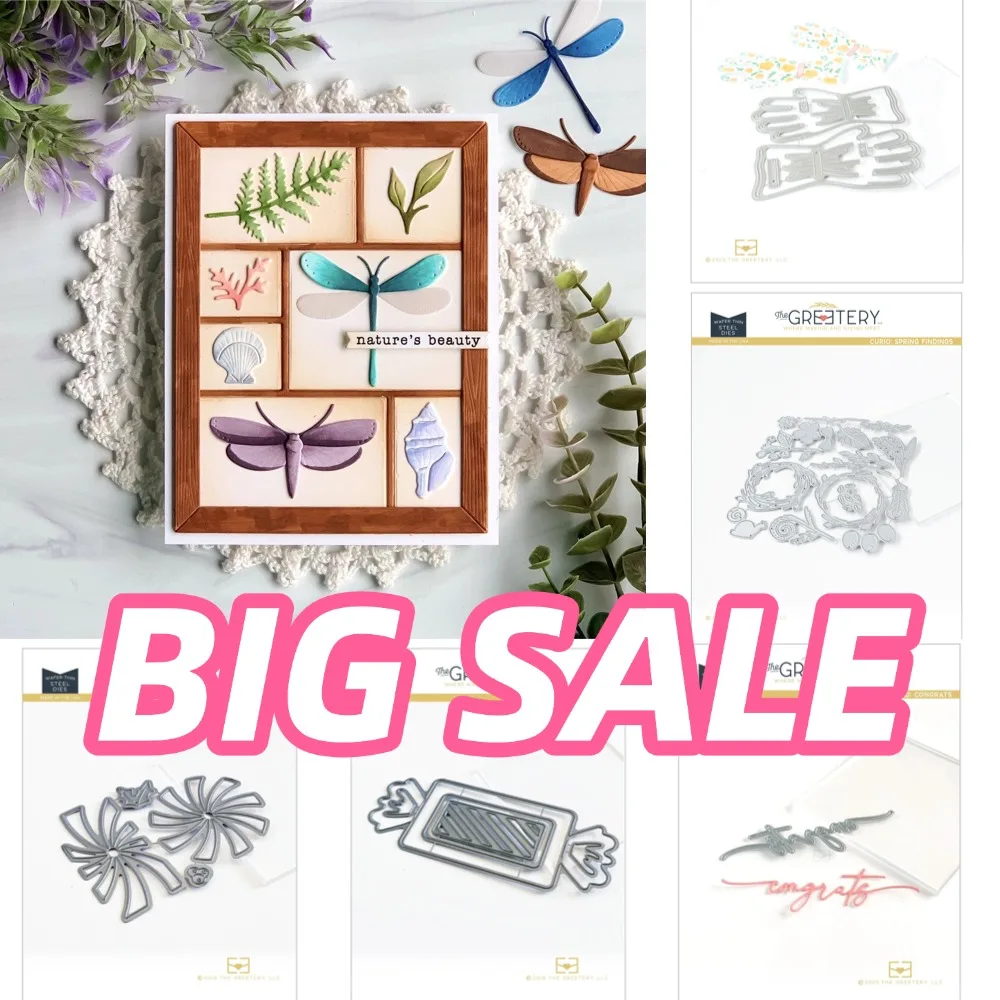 Gloves shovel flowers and plant Stamps And Dies Scrapbook Diary Decoration Stencil Embossing Template DIY Greeting Card Handmade