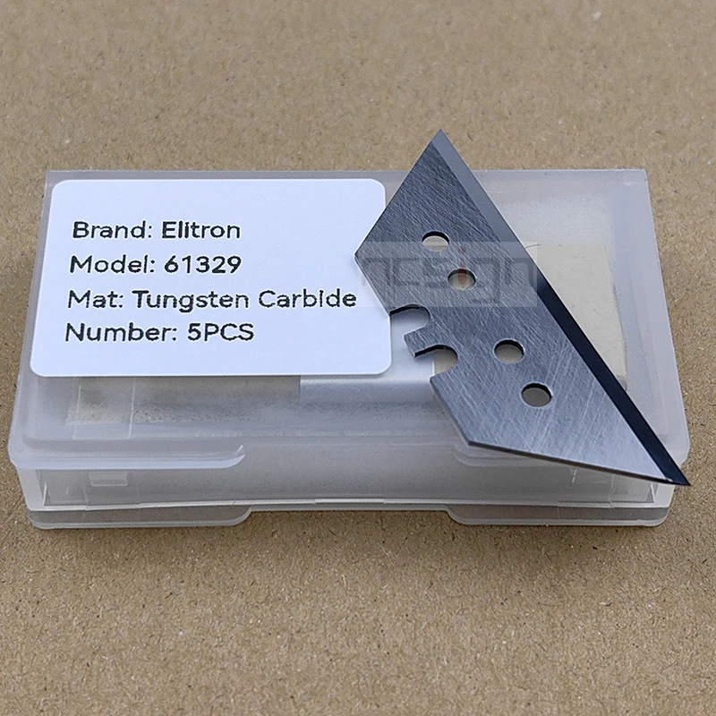 Imagem -05 - Elitron 61329 Lâminas de Faca Ferramenta de Corte em v Lâmina Trapezoidal Martor Kongsberg Bld-tz129 Zund Z73