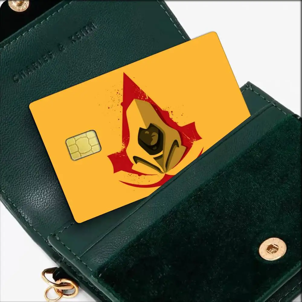 Assassins C-Creed logo  Waterproof Film Skin Cover Credit Card Stickers Debit Front Bank Bus Pass