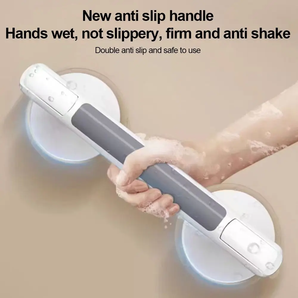 

Useful Plastic Suction Cup Handles No Drilling Required Bath Safety Bath Safety Grab Bars Anti-Slip Support Handles Elderly Care