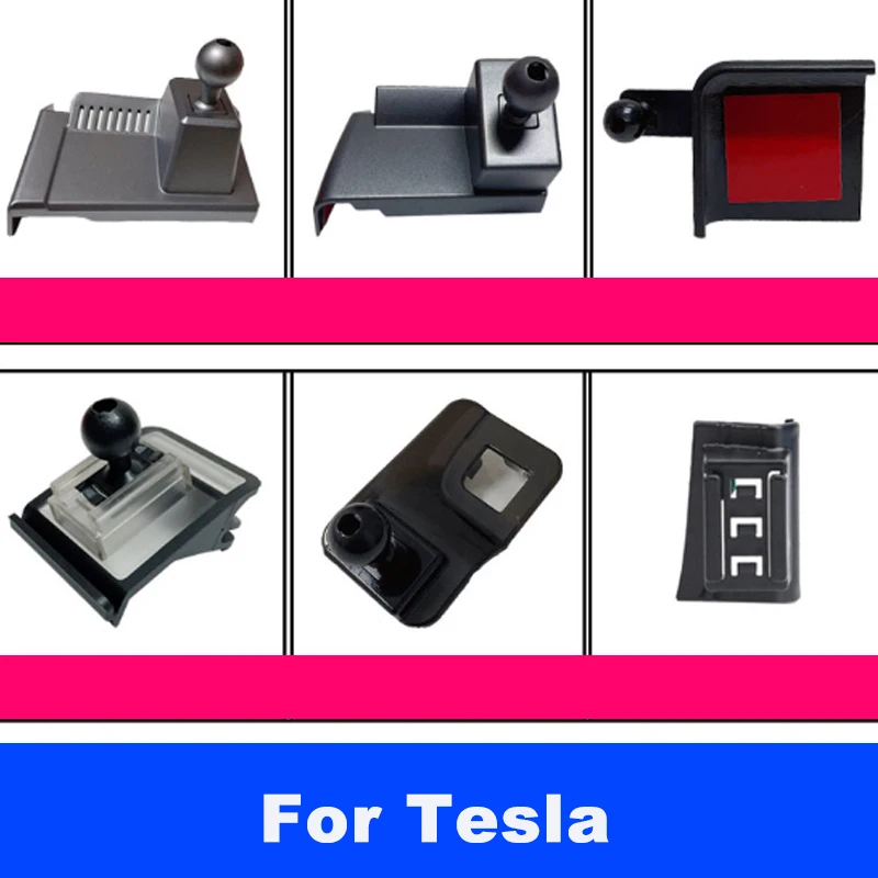 Special Purpose Smartphone Holder Stand Base Bract Collocation fit for Tesla Model 3, Model Y, Model X, Model S