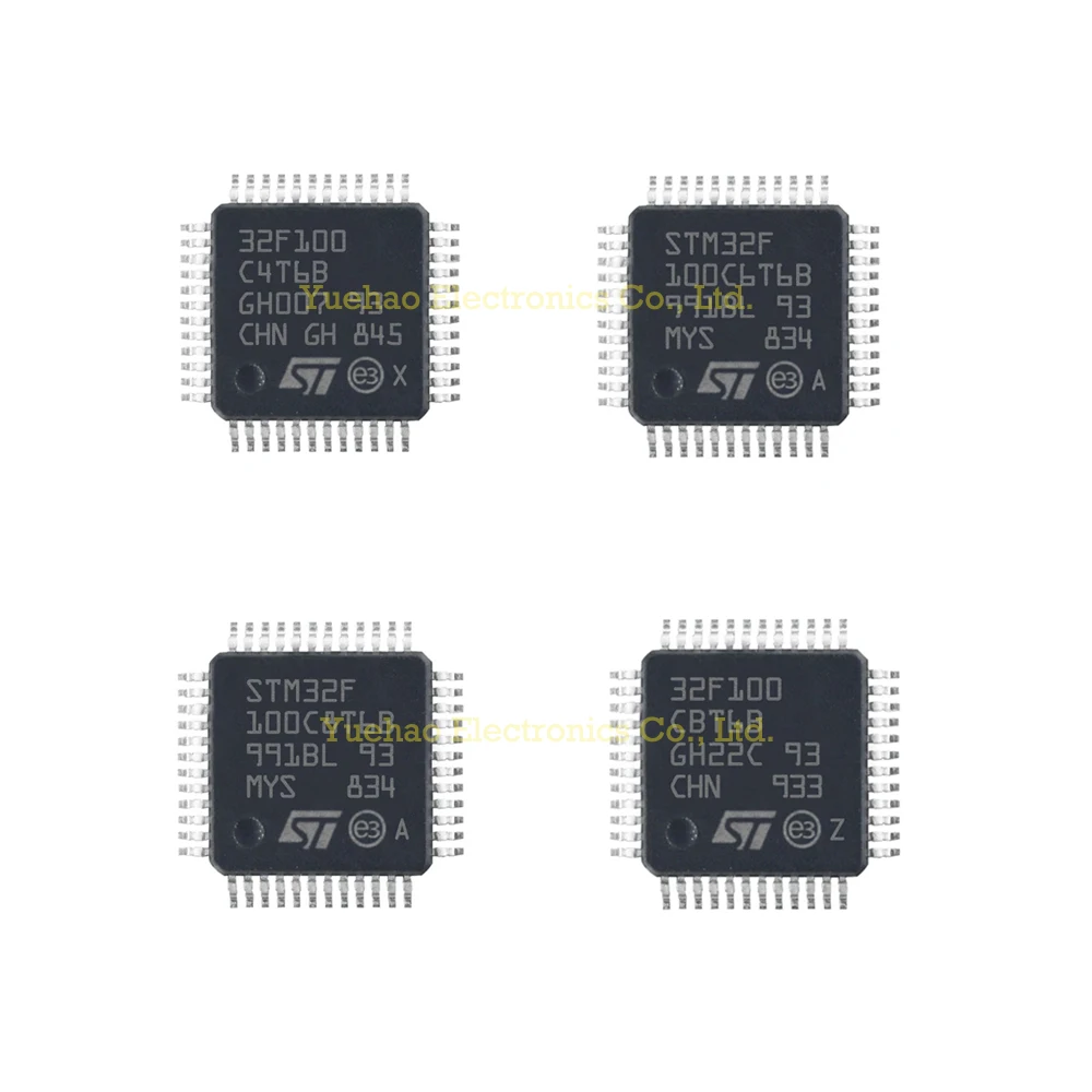 STM32F100C4T6B STM32F100C6T6B STM32F100C8T6B STM32F100CBT6B STM32F100 STM32F STM32 STM IC MCU LQFP48