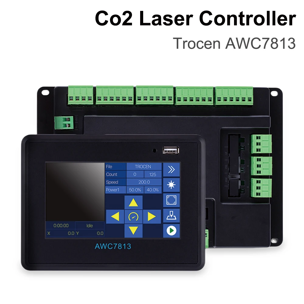 USGO Trocen AWC7813 Co2 laser controller DSP systemUpgrade AWC708S For AWC708s / AWC708c Lite/AWC708c plus/RD6442G/RD6445G