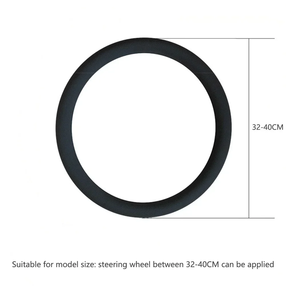 Universal 32cm-40cm Car Silica Gel Steering Wheel Cover Full Surrounded Elastic Car Steer Wheel Protector Anti Slip Accessories
