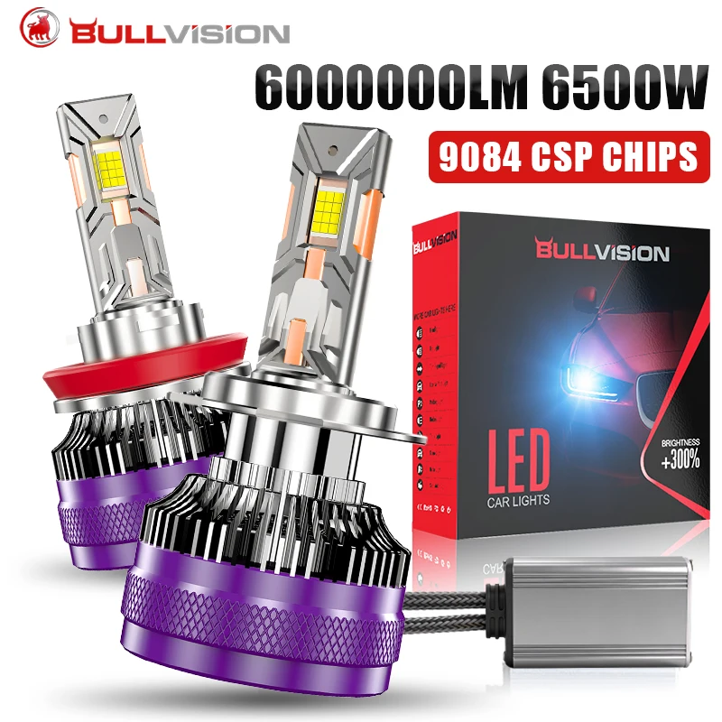 bullvision-qu1-h7-led-キャンバス対応-車用ヘッドライトバルブ-h4-h11-h8-h9-h1-hb3-9005-9006-hb4-9012-hir2-フォグランプ-6000k-プラグアンドプレイ-12v-24v