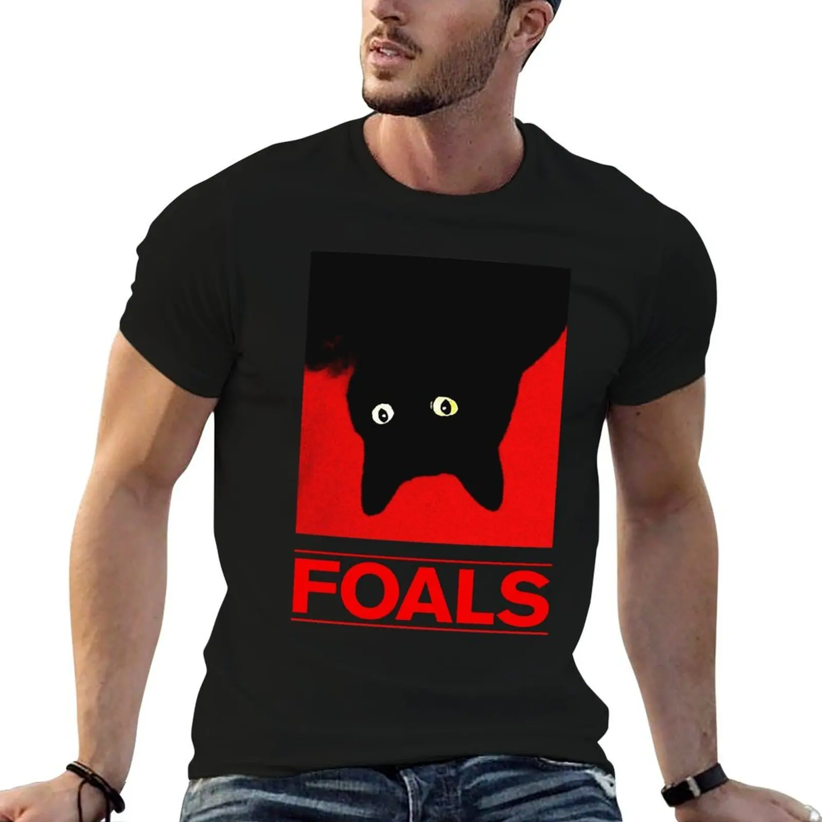 

Blacks Cata Foal T-Shirt t shirts with prints man t shirt graphic t shirt men 100% cotton luxury brand T-shirt