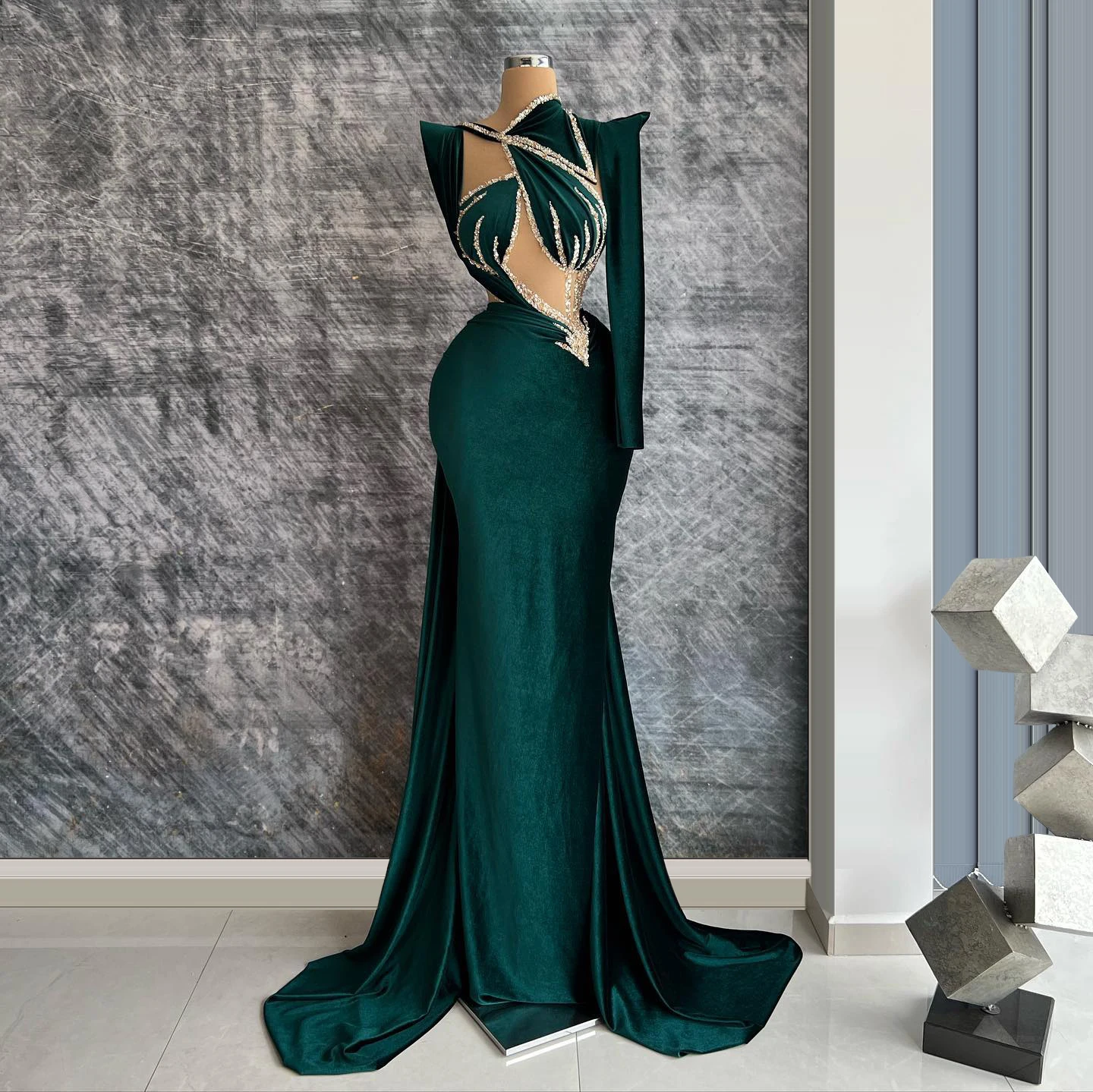 

Бархатное вечернее платье со шлейфом, плиссированная длинная юбка с блестками, ажурное новое осеннее вечернее платье, вечерние платья