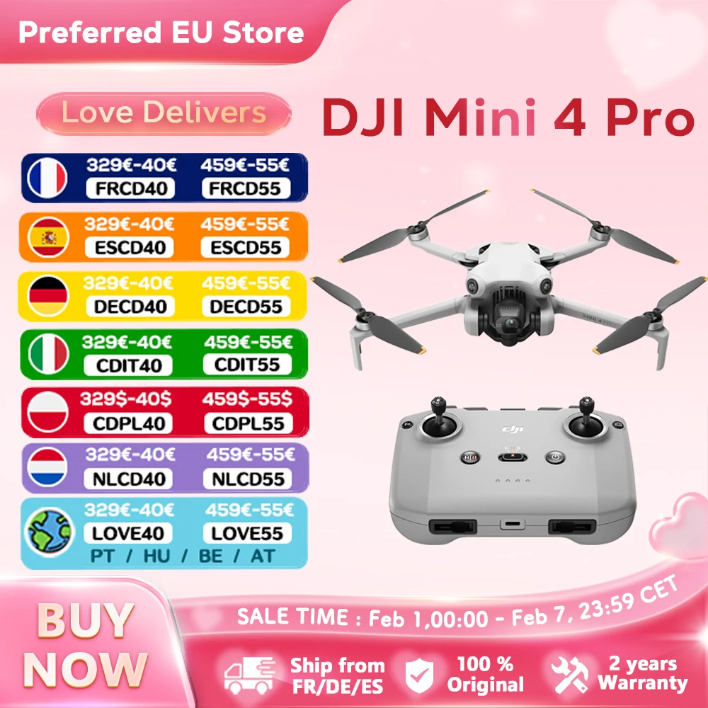 Drone DJI Mini 4 PRO, original, neuf, en stock
