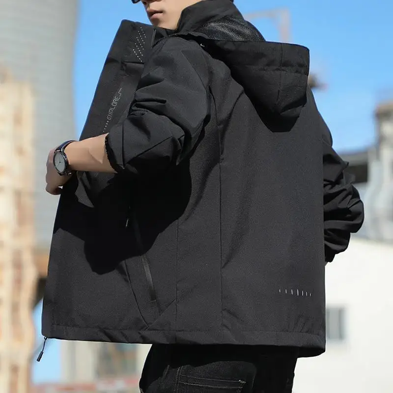 Cortavientos al aire libre impermeable a prueba de viento primavera otoño traje de escalada fino de una sola capa exploración del Tíbet pareja casual...