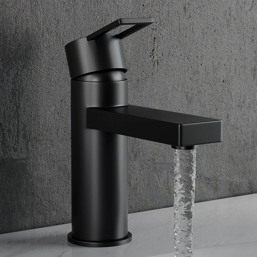 Matte Black Bathroom Tap Basin Mixer