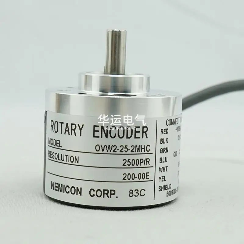 Inner Secret Control Rotary Encoder OVW2-25-2MHC 200-00E NEMICON Incremental Type, Original Positive