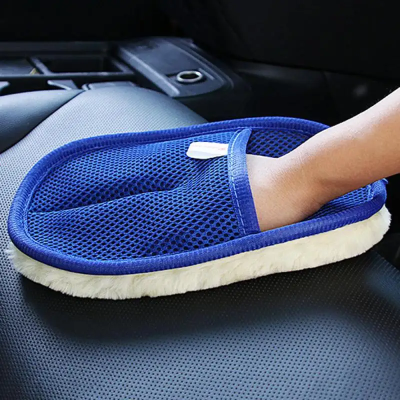 

New Car Washing Glove Microfiber Wool Soft Car Cleaning Glove Motorcycle Washer Care Tools Car Wiping Cloth