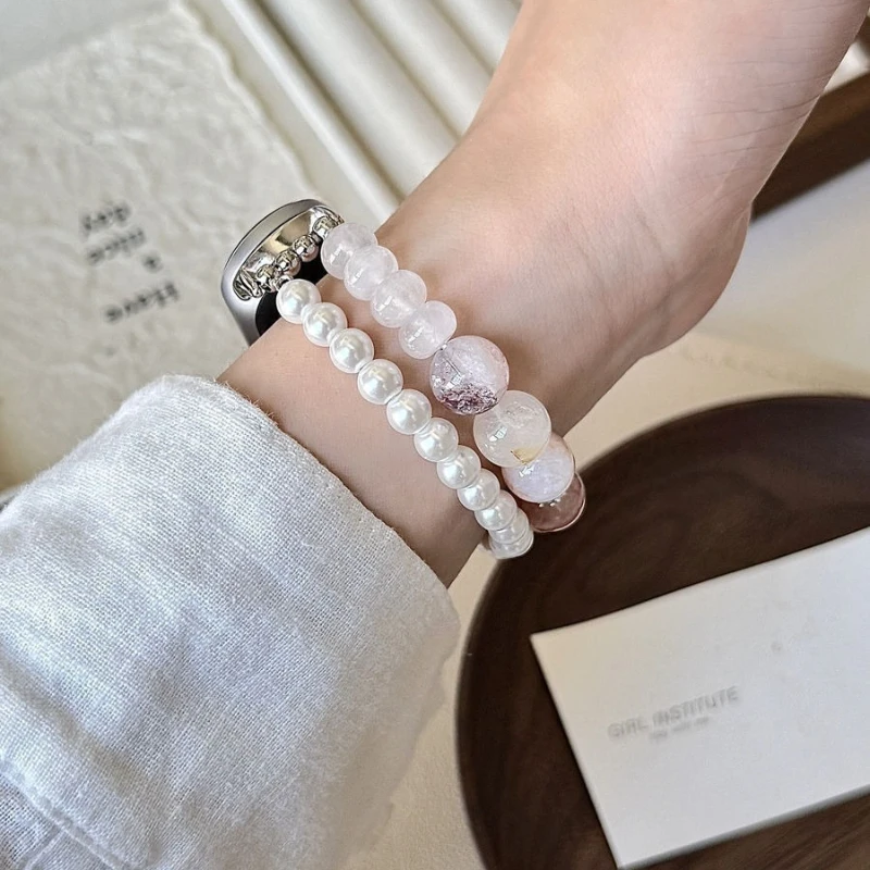 Gelang Mutiara Kristal Alami u - Smartwatch Vintage Watches For Women ulasan dan harga