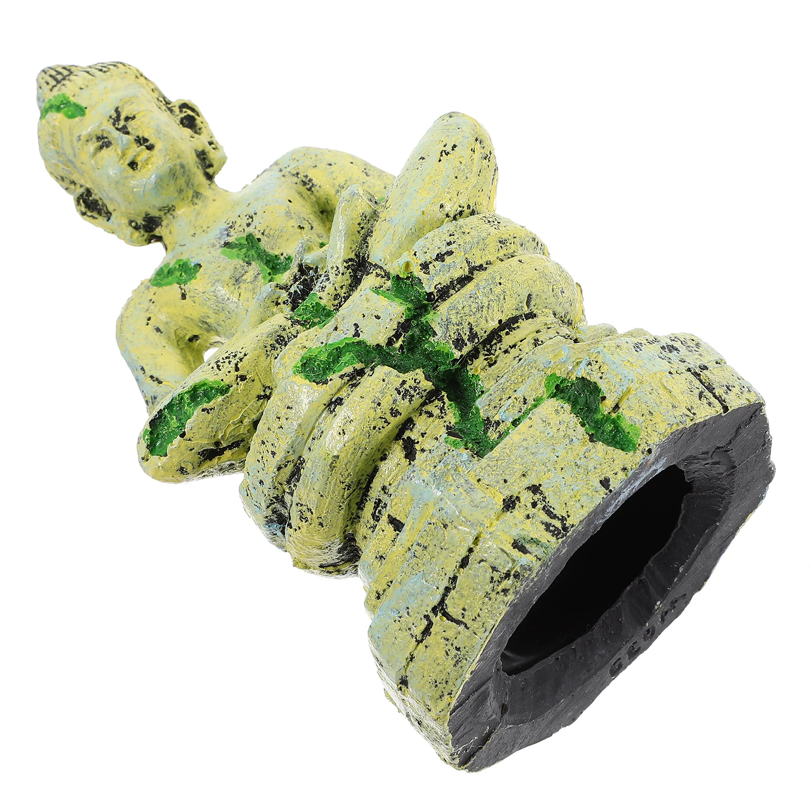 

1Pcs Buddha Sitting Resin Underwater Decor Fish Tank Aquarium Landscape Adornment Fish Tank Ornament Aquarium Buddha Adornment