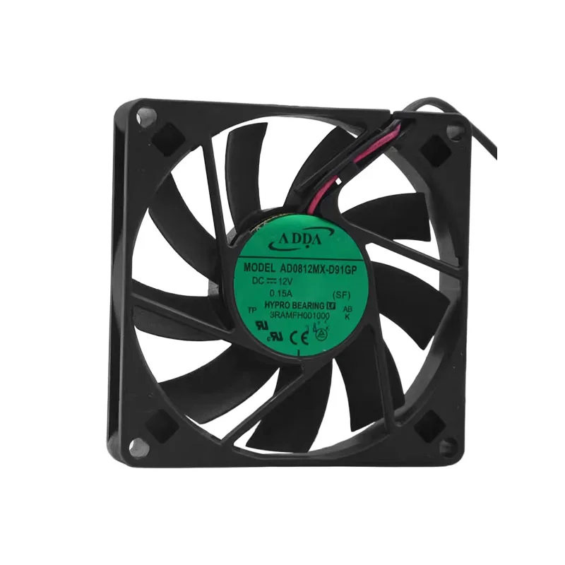 1pcs * AD0812MX-D91GP ORIGINAL NEW COOLING FAN 12V 0.15A 8015 80*80*15mm RADIATOR