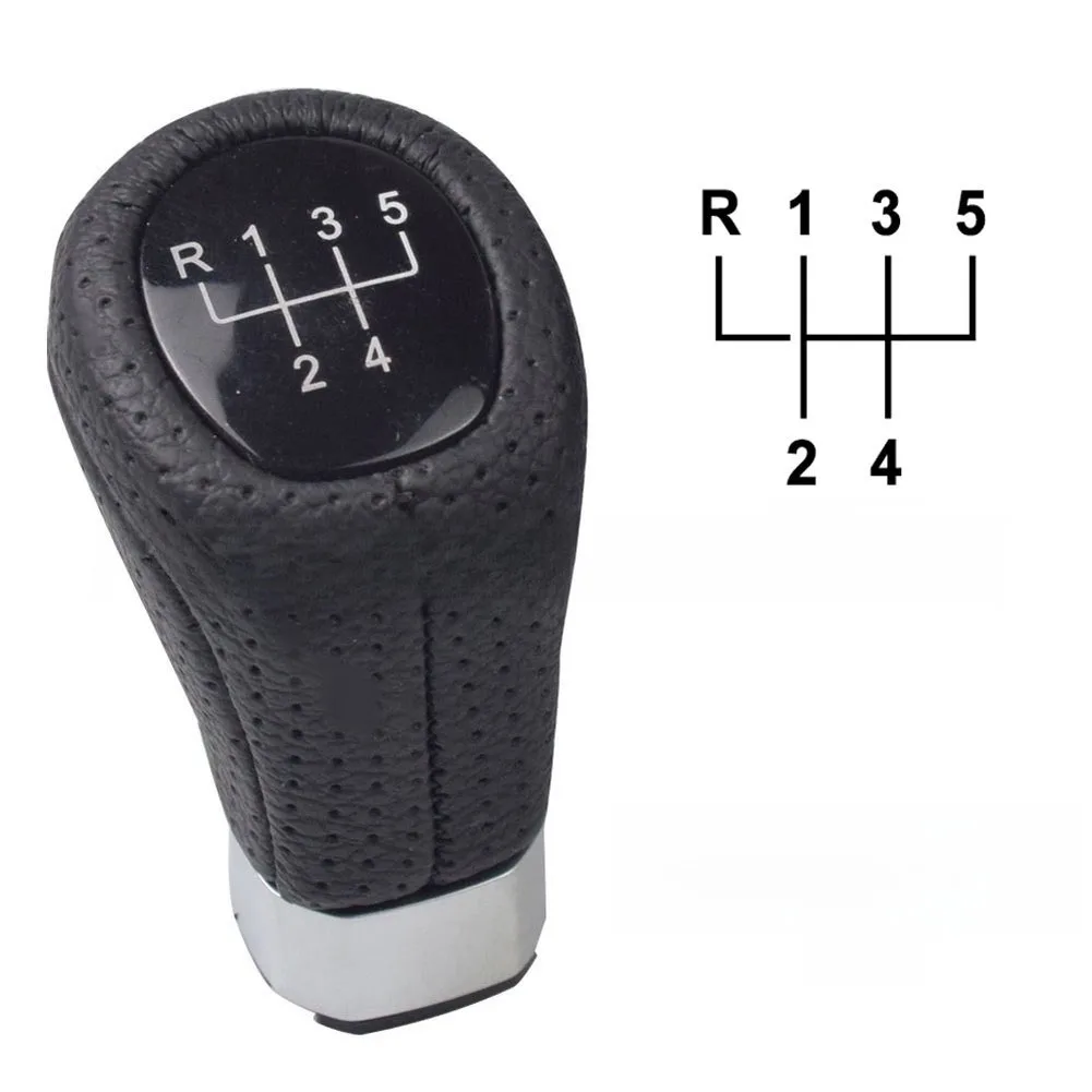 Auto Shift Lever Cover PU Leather Shifter Fade Resistant Black Finish For BMW E36 E60 E87 As Shown In The Picture