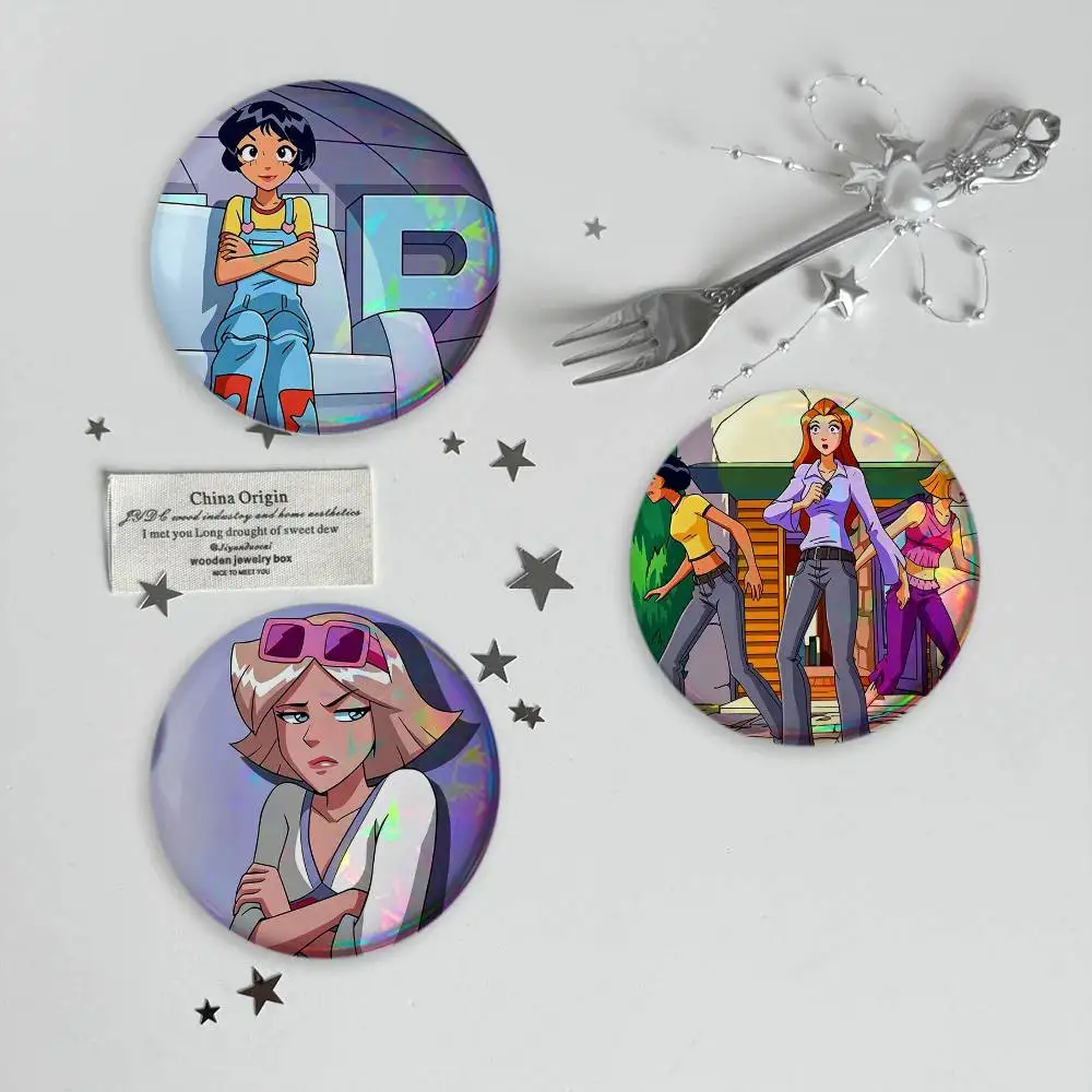 Stylish T-Totally S-Spie Brooches Cartoon Badge Pins Backpack Hat Accessories Friend Gift