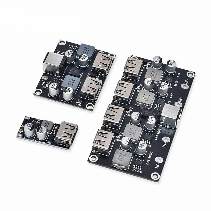 10PCS USB QC3.0 QC2.0 USB DC-DC Buck Converter Charging Step Down Module 6-32V 9V 12V 24V to Fast Quick Charger Circuit Board 5V