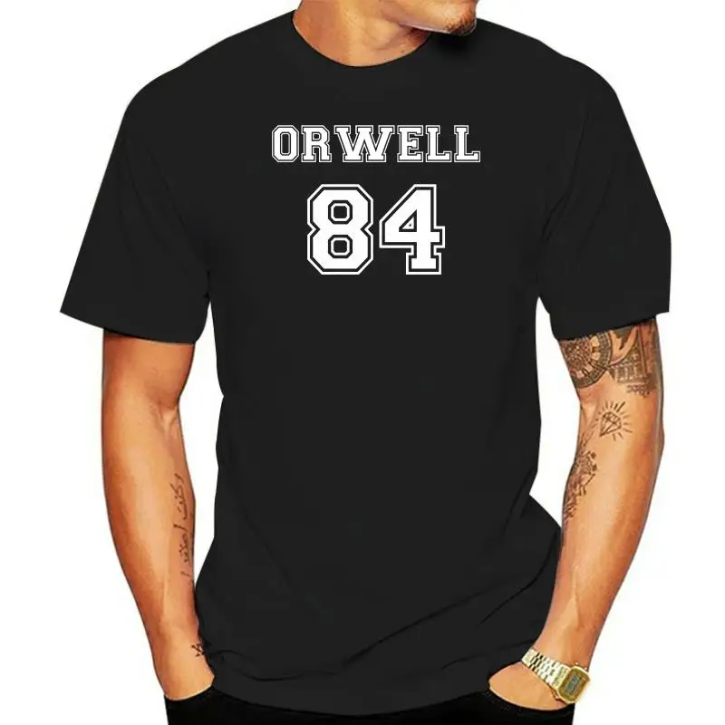 Men t shirt George Orwell 1984 tshirts Women-tshirt