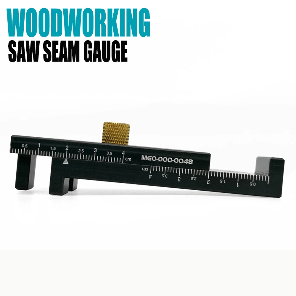 5-40mm Woodworking Saw Seam Gauge Gaps Gauge Saw Slot Adjuster Woodworking Tool Used for Table Saw Bevel Saw Grooving Cutting