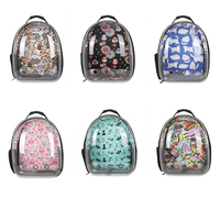 Portable Travel Carrier Backpack Transparent Pet Bag for Cats Dogs Supplies Outgoing Walking Breathable Bag for Pet Products