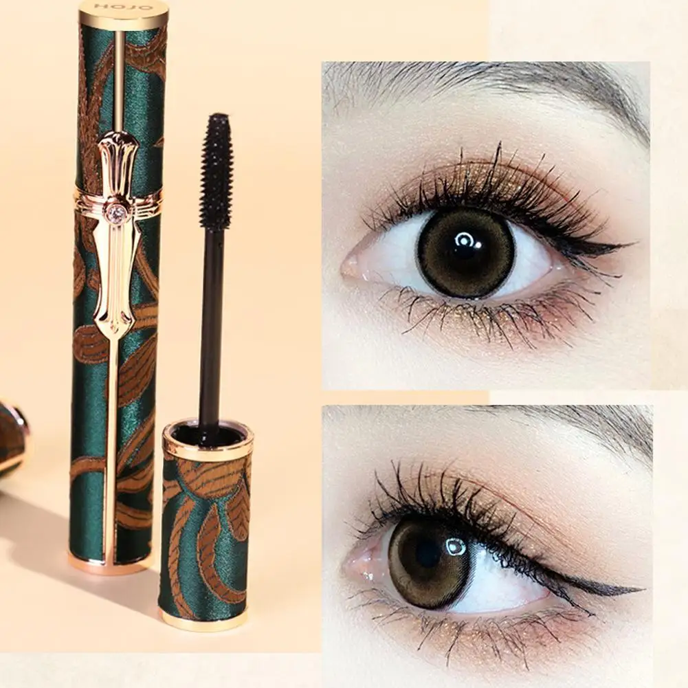 1pcs Pauw Zwart Curling Mascara Dikke Verlenging tot Zweetbestendig dragen Blijvende Lange Make-Up Waterdichte Wimper Gemakkelijk P2O4