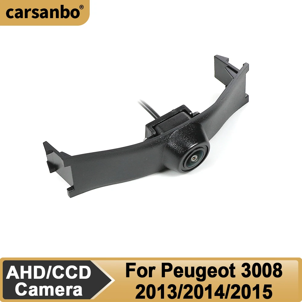 Carsanbo Car Front View Camera For Peugeot 3008 2013 2014 2015  Waterproof 150° Fisheye Car Camera