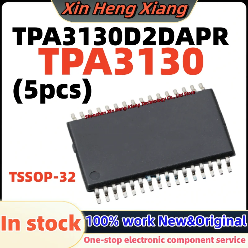(5pcs)100%new TPA3130 TPA3130D2 TPA3130D2DAPR TSSOP-32