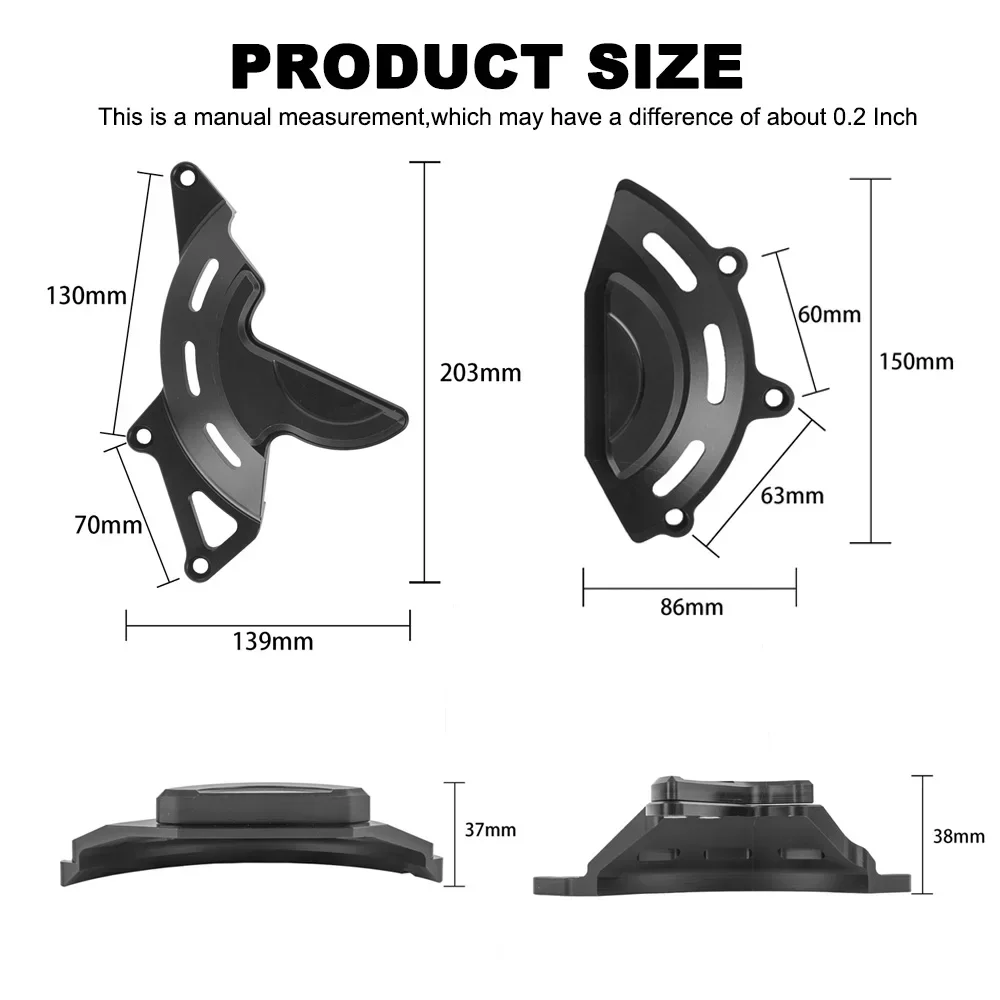 For Honda CB650R CB 650R CB650 R 2019-2022 2023 Motorcycle Engine Case Stator Cover Frame Crash Slider Protector Pad Accessories